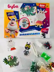Настольная игра аквамозаика набор домовенок Буба аква бусины