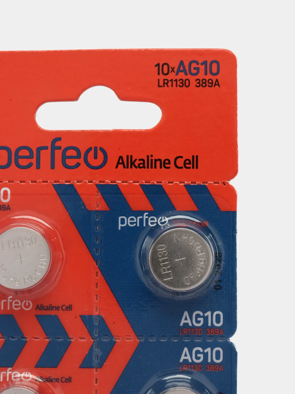 Батарейки Perfeo AG10 (LR54, LR1130, G10, 389, 390, SR1130) для калькулятора