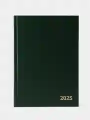 Зеленый ежедневник датированный 2025 год А5 160 листов Блокнот