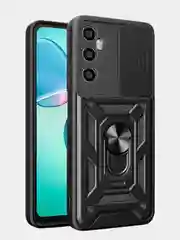 Черный чехол противоударный kick с защитой камеры для Realme C65