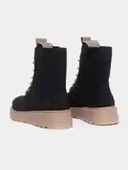 Черный ботинки зимние женские Rieker из натуральной кожи