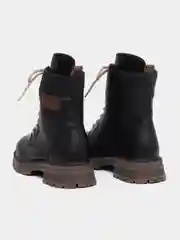 Черный ботинки женские зимние Rieker из натуральной кожи