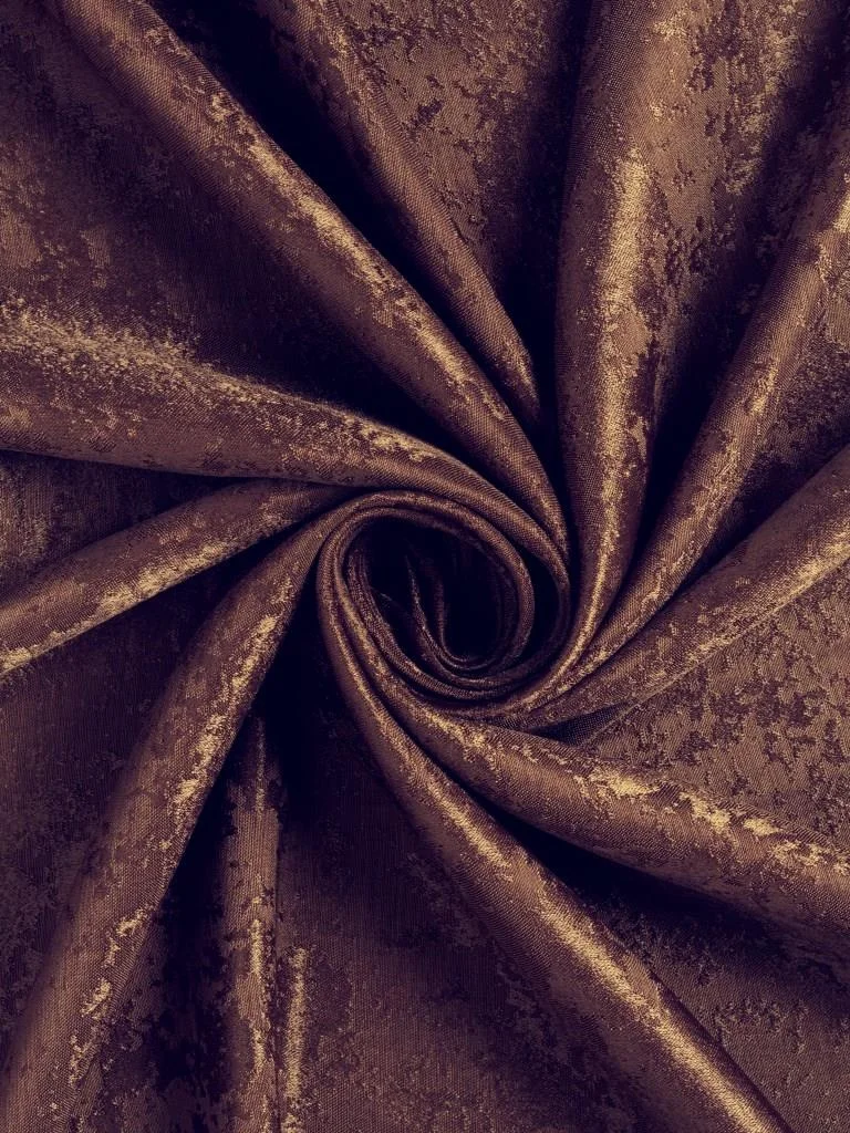 Тёмно-коричневый шторы с тюлем, короткие, разные цвета, высота 170 см, ширина штор 140+140 см