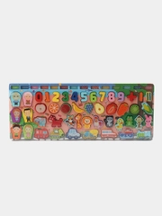 Сортер Brauberg Kids, 665243, для малышей, магнитная рыбалка, развивающие игрушки, дерево