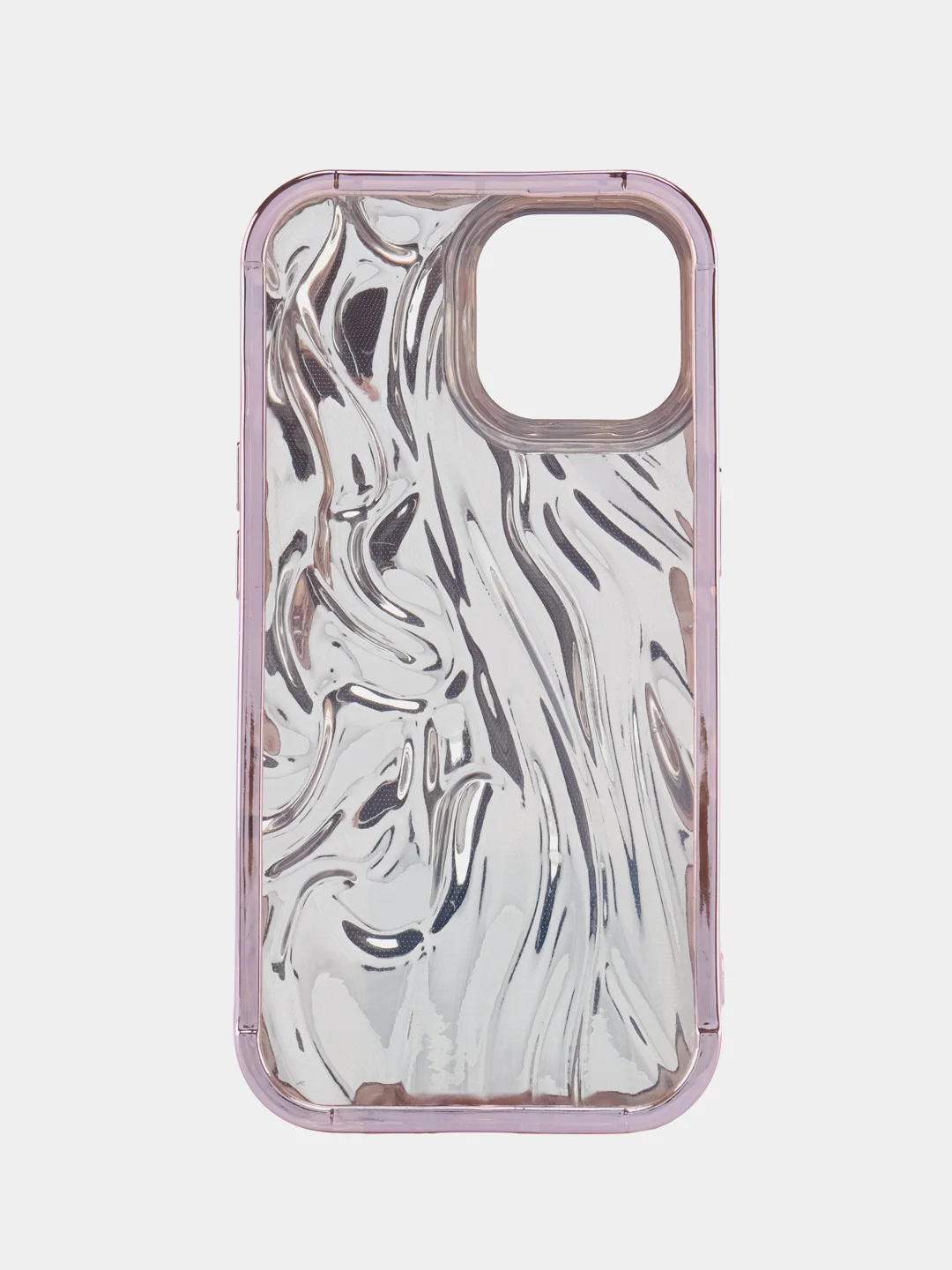 Розовый чехол для айфон 11 12 13 14 15 Pro Max силиконовый iPhone блестящий