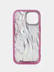 Вишнёвый чехол для айфон 11 12 13 14 15 Pro Max силиконовый iPhone блестящий