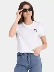 Белый женская футболка с вышивкой "Ёж", хлопок