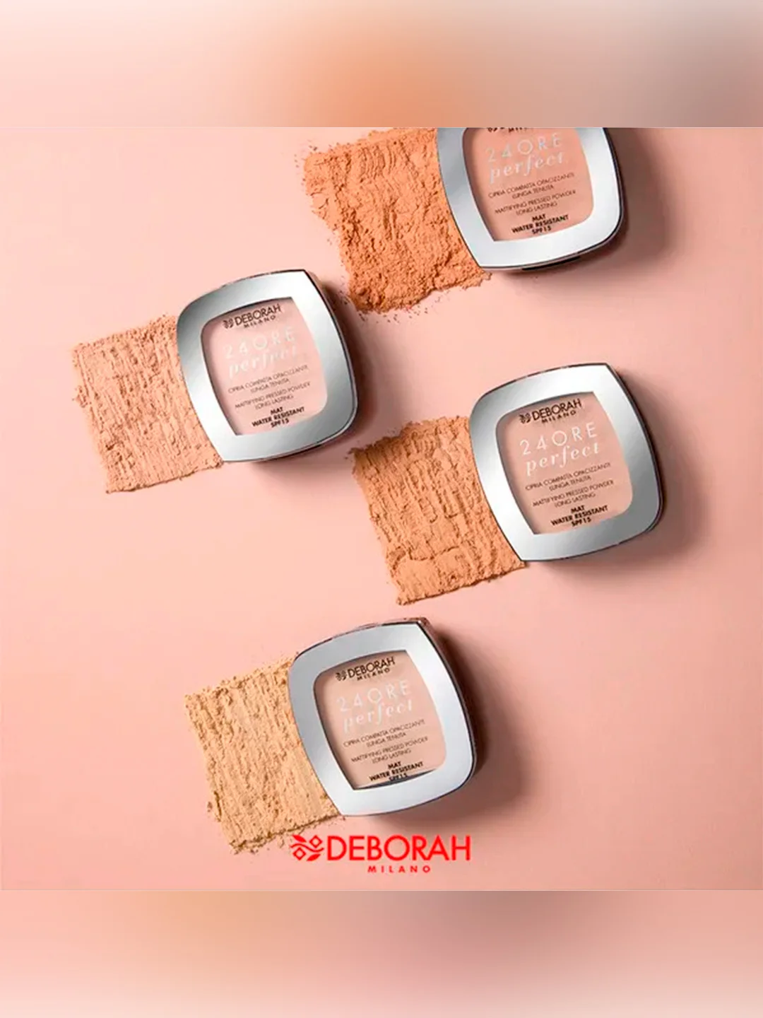 DEBORAH Пудра для лица матирующая стойкая 24ORE PERFECT COMPACT POWDER тон: 3 9г