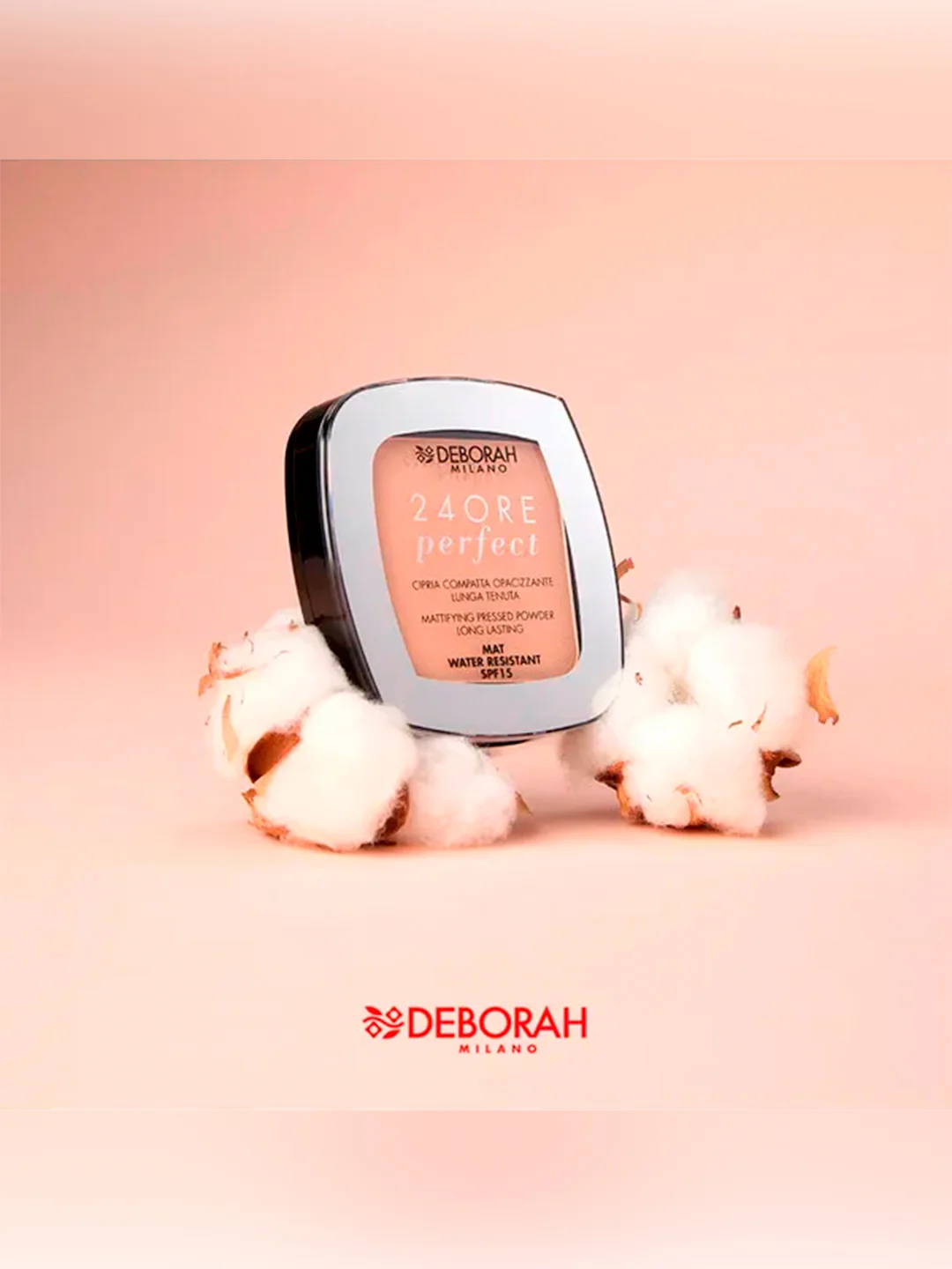 DEBORAH Пудра для лица матирующая стойкая 24ORE PERFECT COMPACT POWDER тон: 3 9г