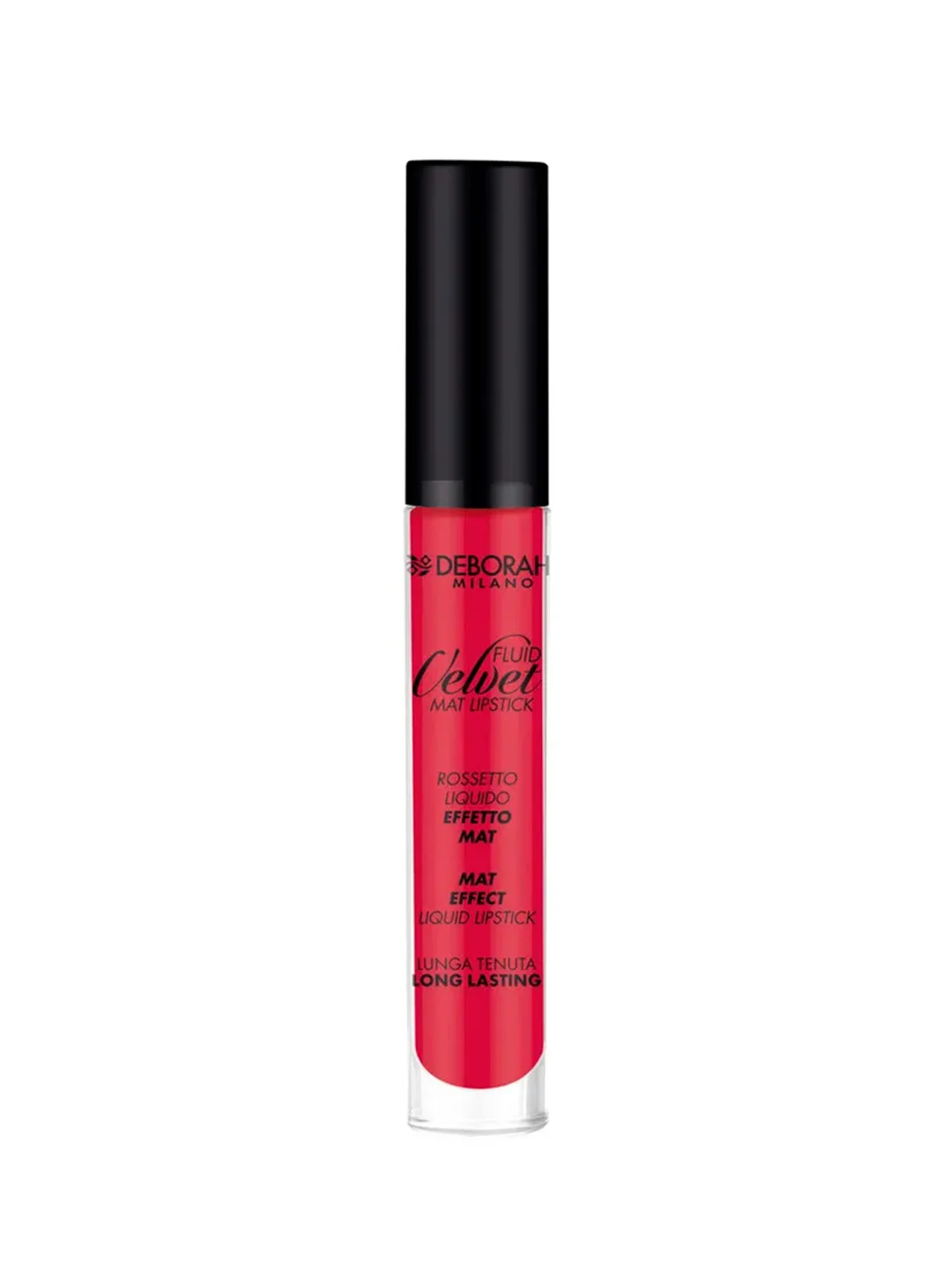 DEBORAH Помада для губ матовая жидкая FLUID VELVET MAT LIPSTICK тон 21 красный мак