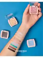 DEBORAH Тени для век водостойкие COLOR LOVERS, тон: 04 теплый серо-коричневый