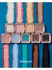 DEBORAH Тени для век водостойкие COLOR LOVERS, тон: 06 небесно голубой