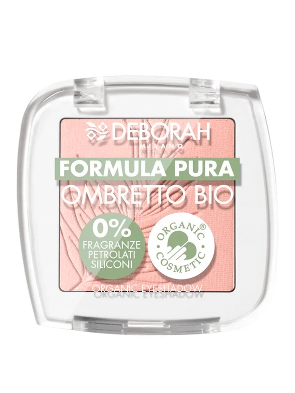 DEBORAH Тени для век FORMULA PURA OMBRETTO BIO, тон: 03 Светло-розовый, 2,5гр