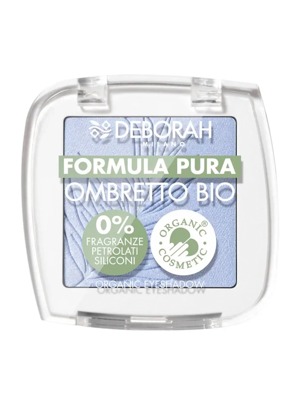 DEBORAH Тени для век FORMULA PURA OMBRETTO BIO, тон: 06 Небесно-голубой, 2,5гр