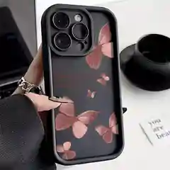 Черный чехол для iPhone 6s/7/8/SE/XR/XS/11/12/13/14/15 Pro/Max/Plus/Mini/силикон/противоударный
