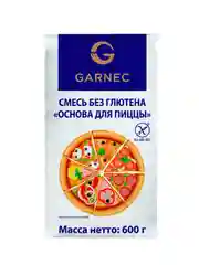 GARNEC Смесь Основа для пиццы без глютена 600г