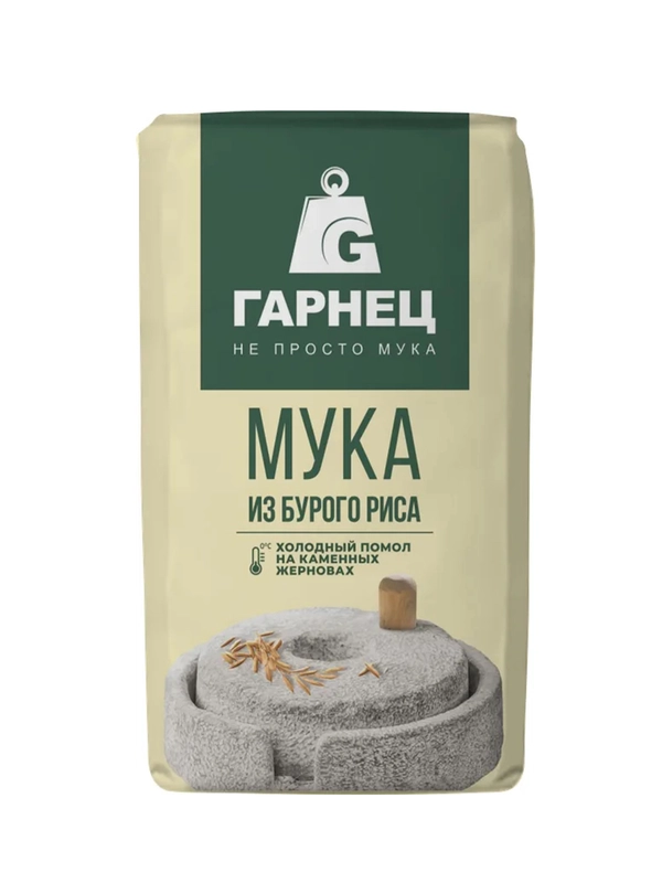 ГАРНЕЦ Мука рисовая из бурого риса 500г