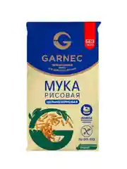 GARNEC Мука рисовая цельнозерновая без глютена 500г