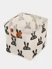 Серый корзина органайзер  для белья, хранение игрушек, из ткани 32*32*32
