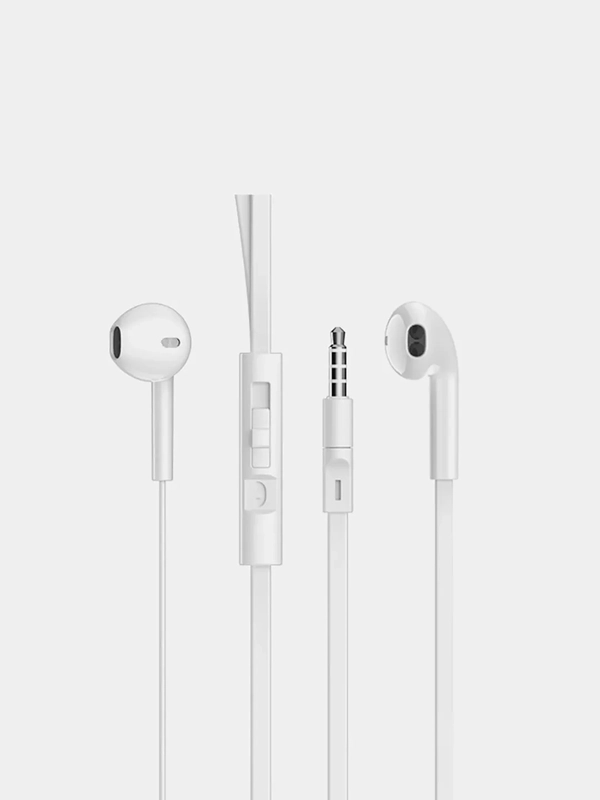 Наушники с микрофоном и плоским кабелем Borofone BM23 3.5mm Jack