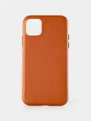 Коричневый кожаный чехол Leather Case для iPhone 11 с функцией MagSafe