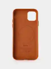 Зеленый кожаный чехол Leather Case для iPhone 11 с функцией MagSafe