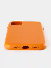 Оранжевый кожаный чехол Leather Case для iPhone 11 с функцией MagSafe