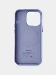 Голубой кожаный чехол Leather Case для iPhone 13 Pro с функцией MagSafe