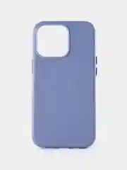 Голубой кожаный чехол Leather Case для iPhone 13 Pro с функцией MagSafe