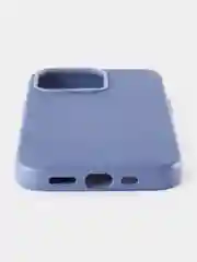 Голубой кожаный чехол Leather Case для iPhone 13 Pro с функцией MagSafe