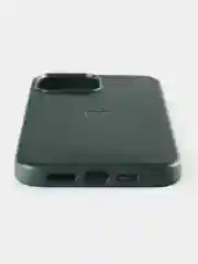 Зеленый кожаный чехол Leather Case для iPhone 13 Pro Max с функцией MagSafe