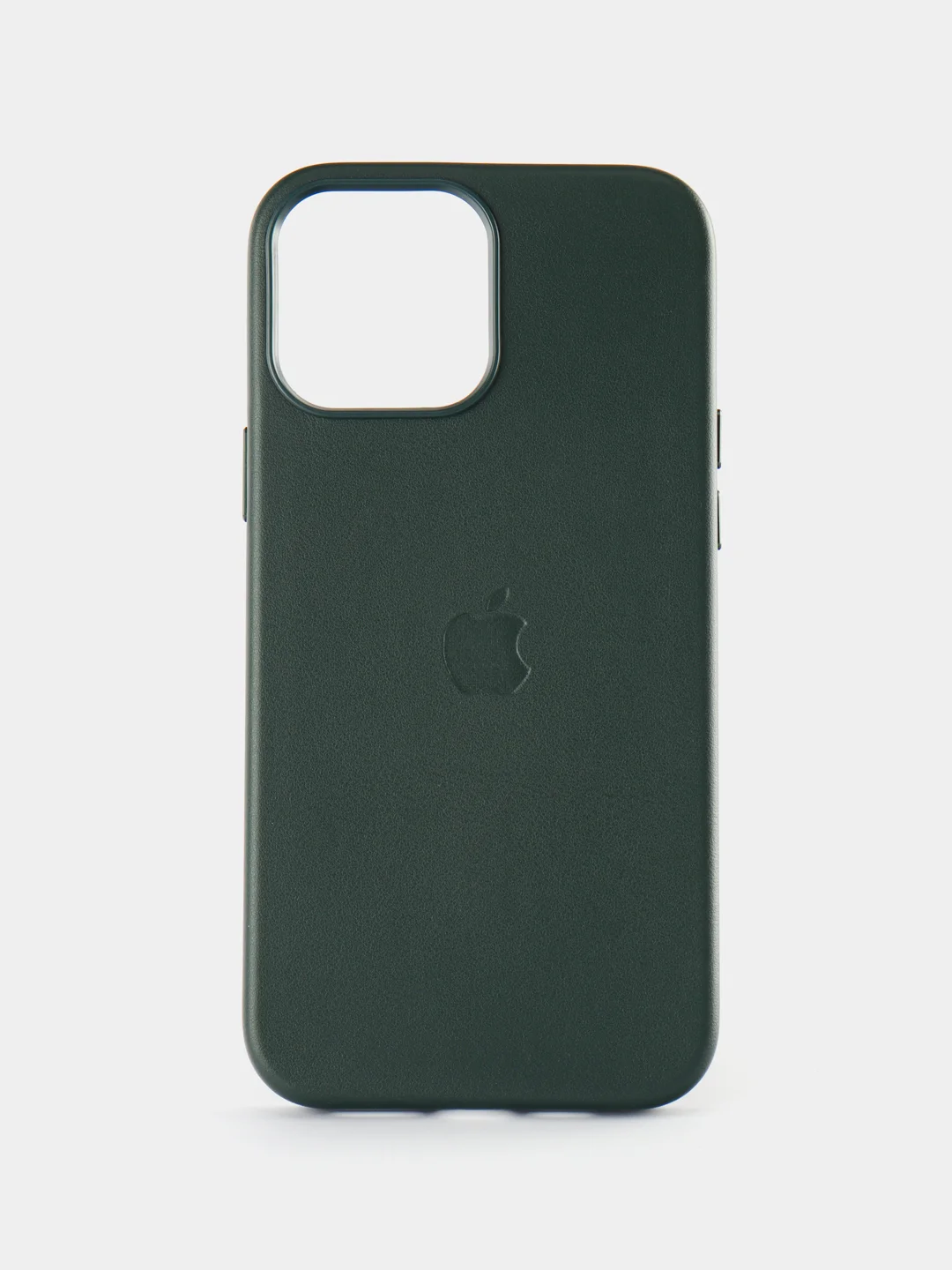 Зеленый кожаный чехол Leather Case для iPhone 13 Pro Max с функцией MagSafe