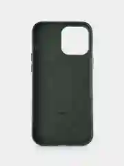 Зеленый кожаный чехол Leather Case для iPhone 13 Pro Max с функцией MagSafe