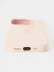 Розовый силиконовый чехол/Silicone Case MagSafe для iPhone 15 Pro