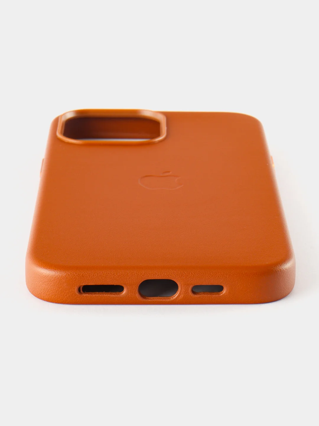 Зеленый кожаный чехол Leather Case для iPhone 13 Pro Max с функцией MagSafe