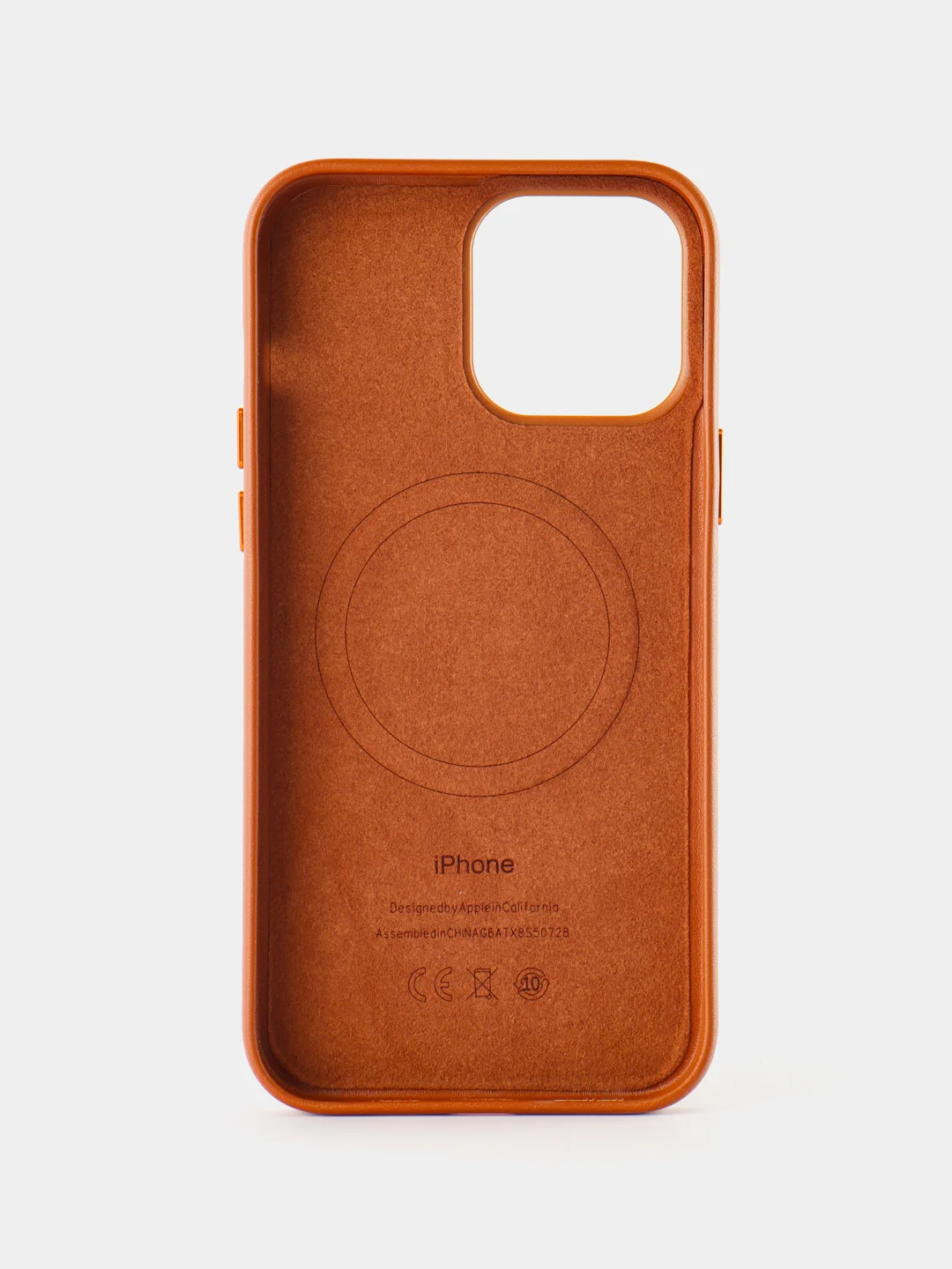 Зеленый кожаный чехол Leather Case для iPhone 13 Pro Max с функцией MagSafe
