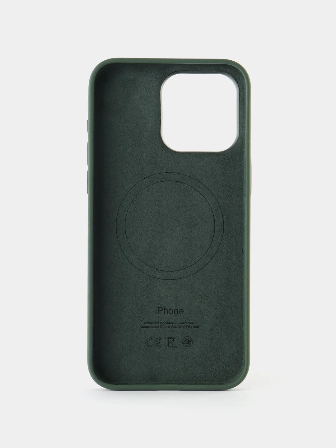 Зеленый силиконовый чехол/Silicone Case MagSafe для iPhone 15 Pro Max