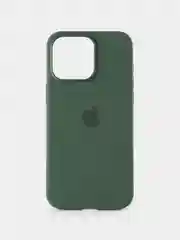 Зеленый силиконовый чехол/Silicone Case MagSafe для iPhone 15 Pro Max