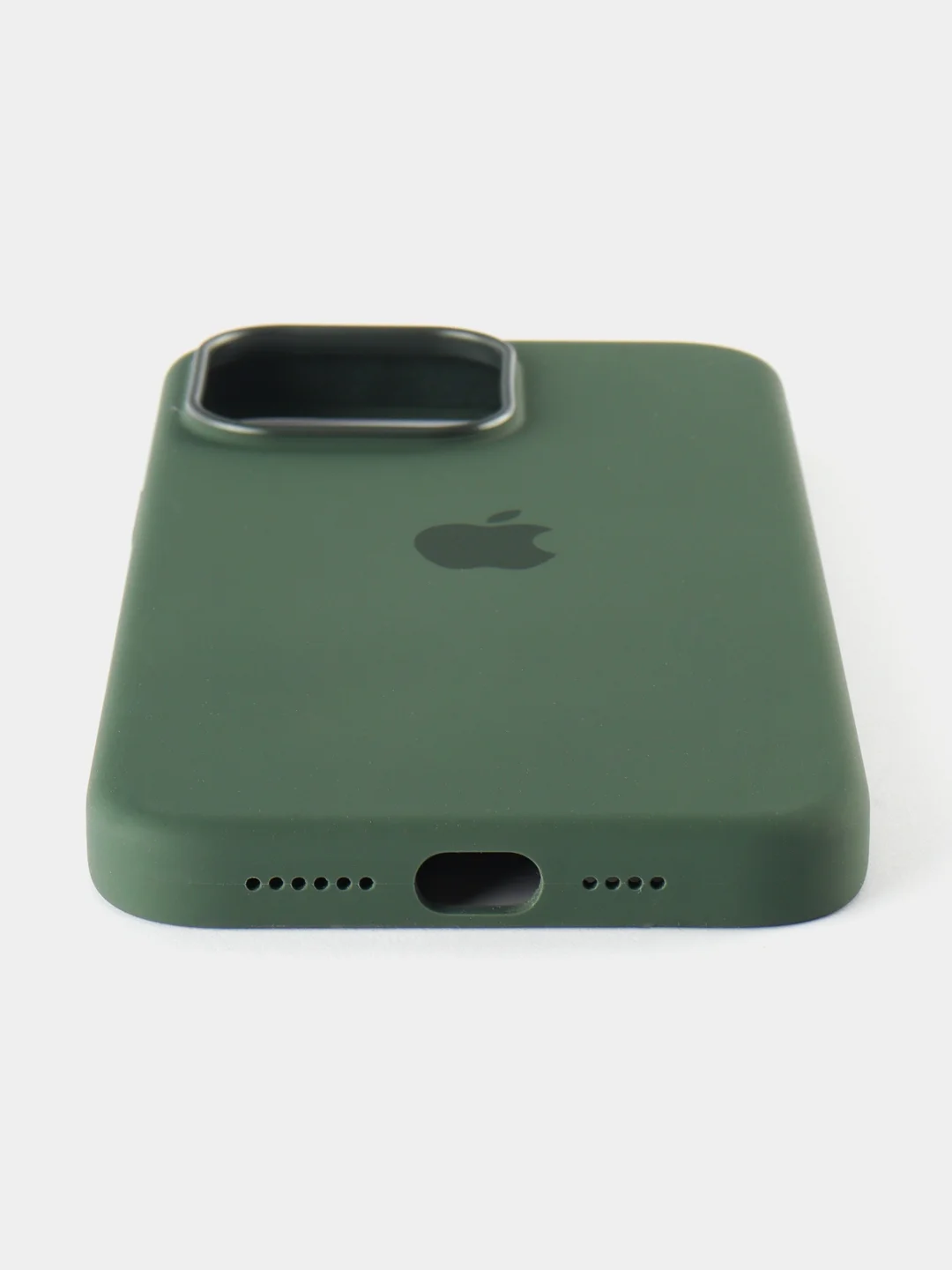 Зеленый силиконовый чехол/Silicone Case MagSafe для iPhone 15 Pro Max