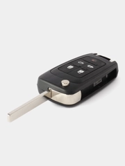 Ключ выкидной CHEVROLET, 5 кнопок, HU100 (корпус)