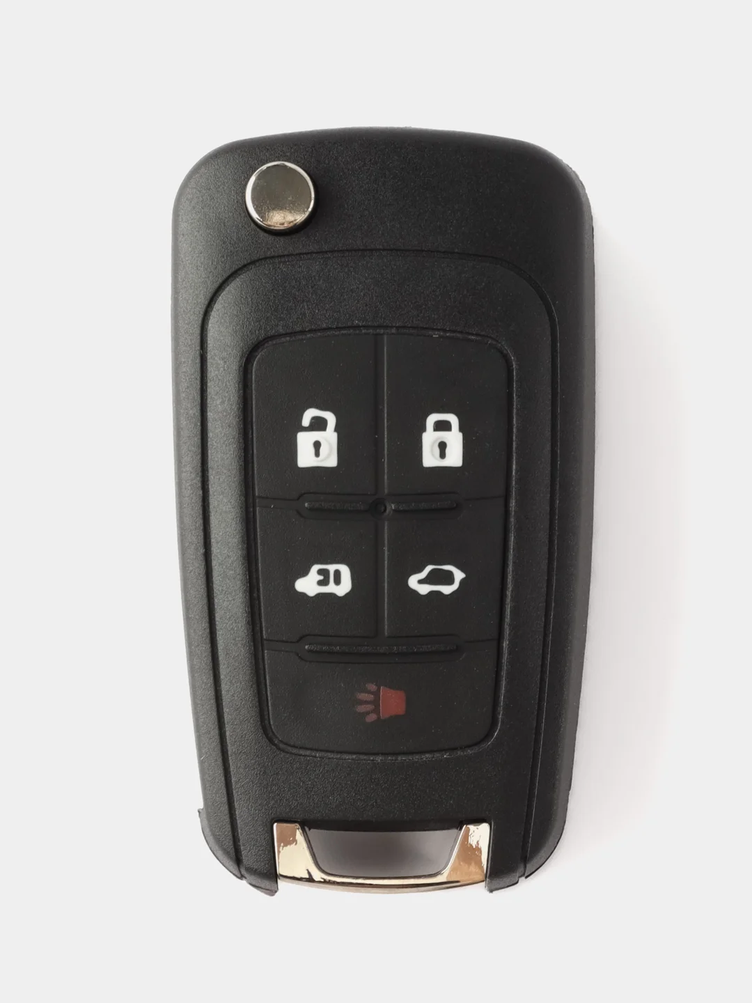 Ключ выкидной CHEVROLET, 5 кнопок, HU100 (корпус)