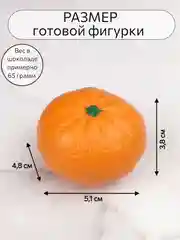 Силиконовая форма "Мандарин" молд