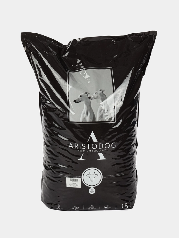 Aristodog Корм с говядиной 15 кг для собак средних и крупных пород  супер-премим