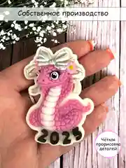 Силиконовая форма молд для шоколада "Змейка с бантом"