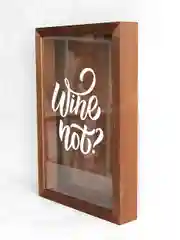 Копилка для винных пробок "Wine not", наклейка на стекле