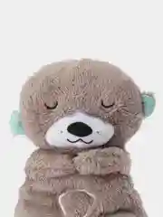 Бежевый меланж зайка засыпайки, игрушка для сна