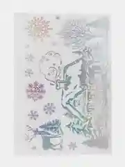 Серебряный новогоднее украшение- наклейка на окно и стекло