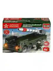 Конструктор Город мастеров Армия России ЗРК, 80 деталей