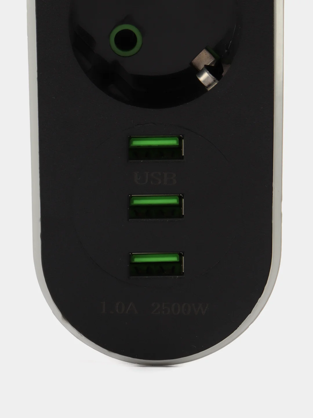 Сетевой фильтр 3 розетки, с 3-мя USB портами зарядки, удлинитель