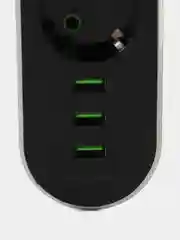 Сетевой фильтр 3 розетки, с 3-мя USB портами зарядки, удлинитель